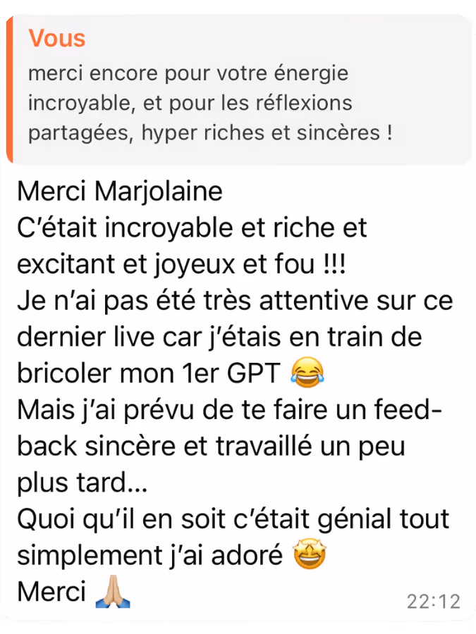 Mon premier GPT