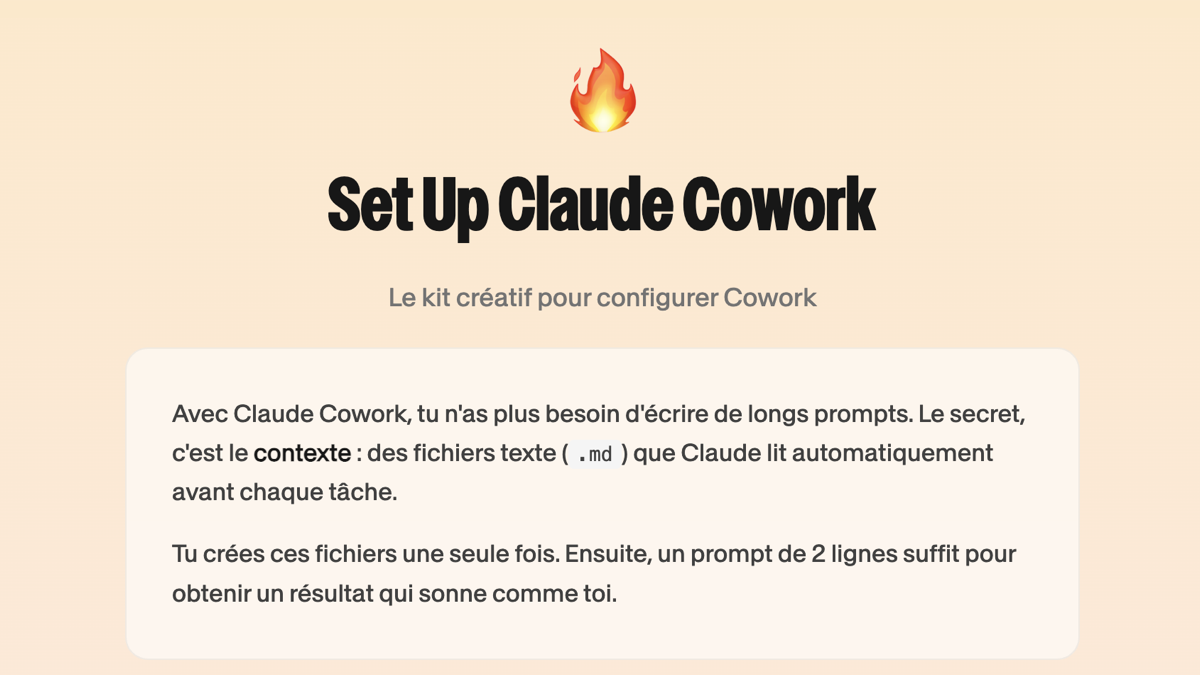 Couverture du kit Set Up Claude Cowork