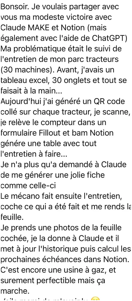 Usine à gaz qui marche