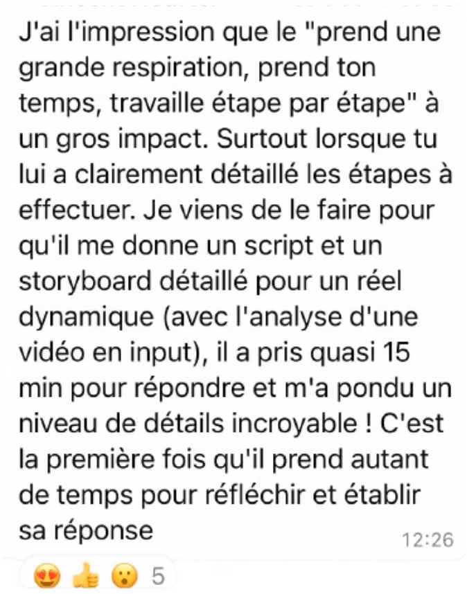 Message WhatsApp : un script et un storyboard détaillés obtenus étape par étape
